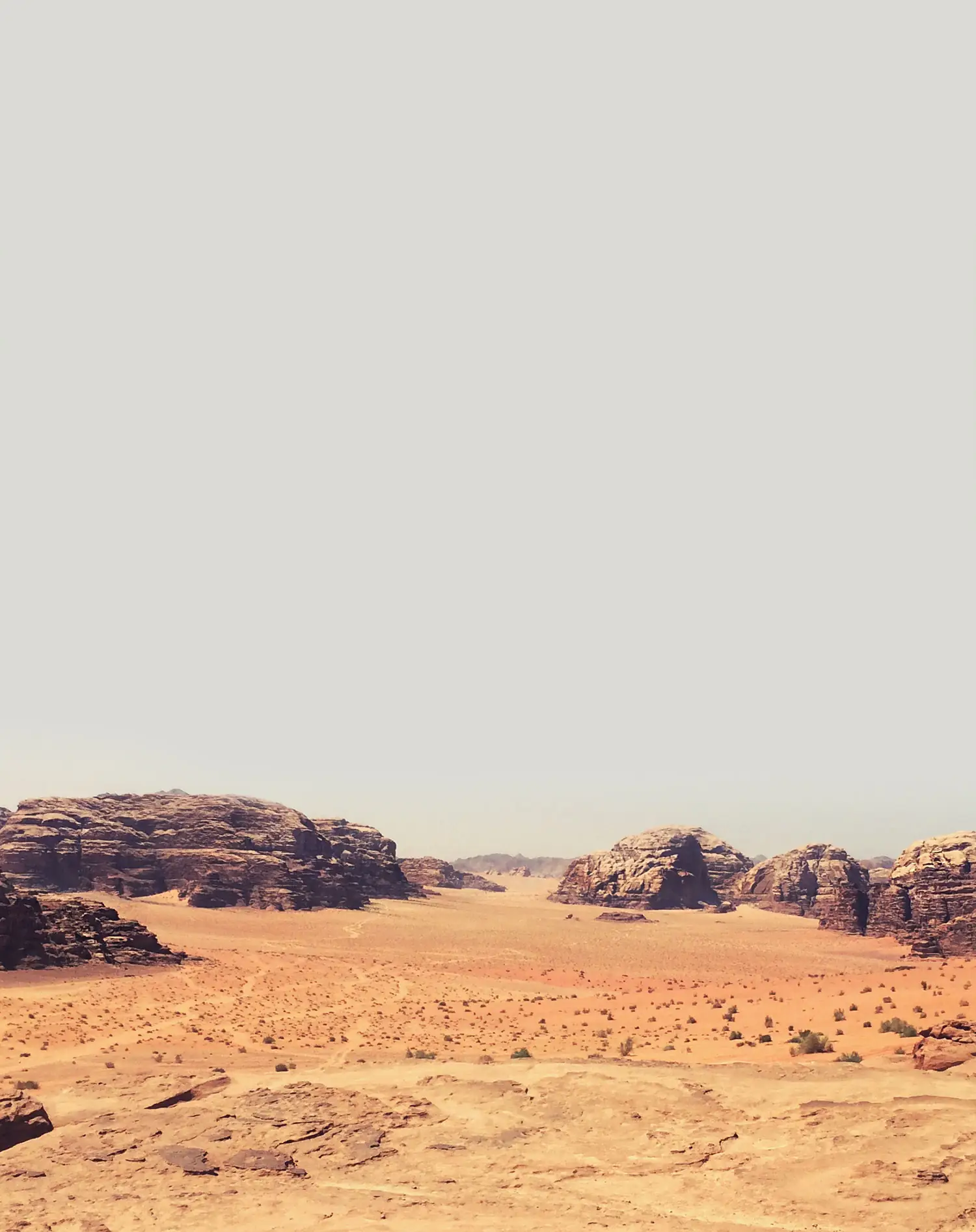 A scenic view of the Jordanian landscape